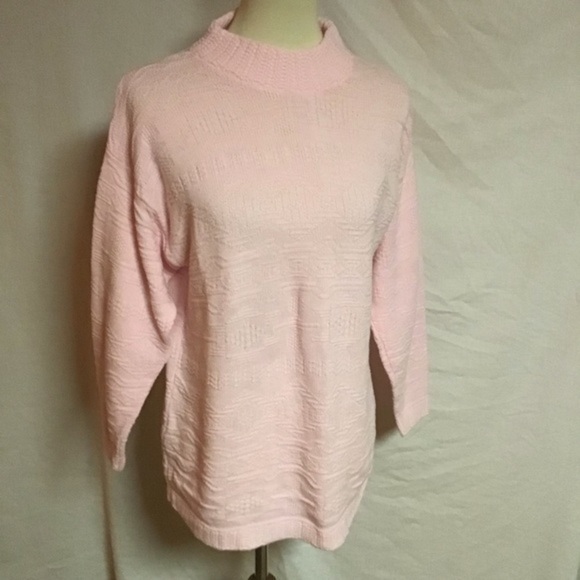 Vintage 90s pink oversized sweater - Picture 6 of 8